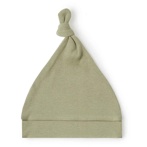 Snuggle Hunny - Organic Ribbed Knotted Beanie - Dewkist