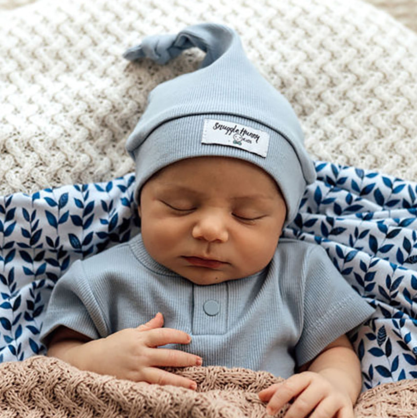 Ribbed Knotted Beanie - Zen Beanie Snuggle Hunny Kids 