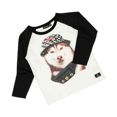 Rock N Roll Dog LS Boxy Fit T-Shirt Long Sleeve T-Shirt Rock Your Baby 