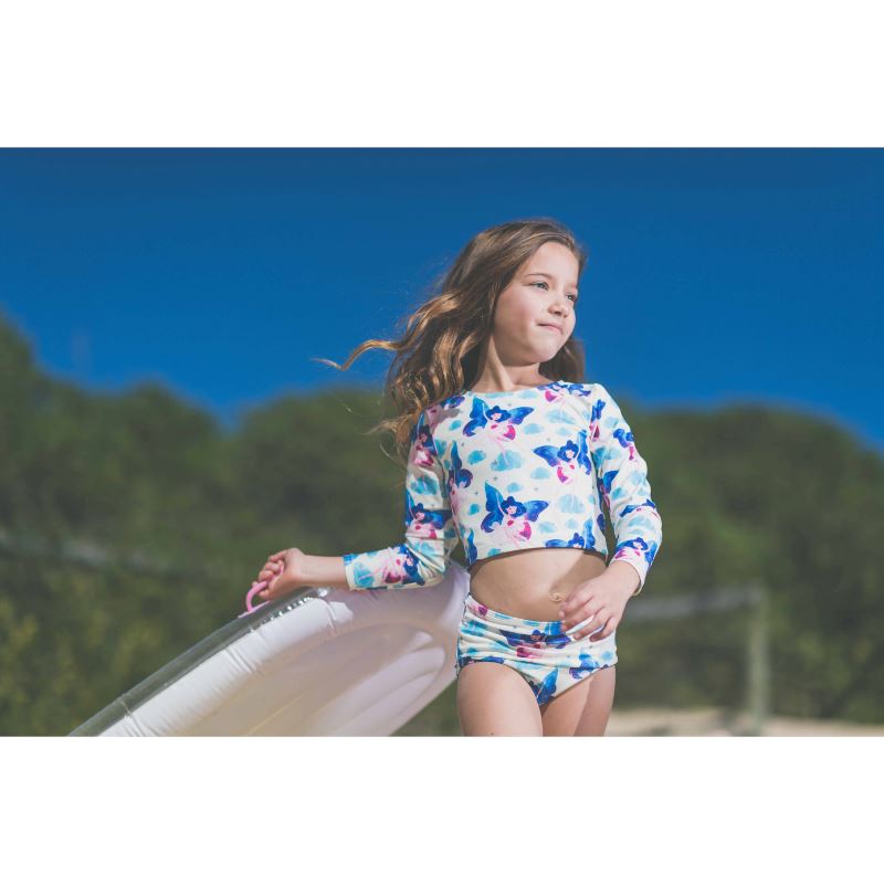 Rock Your Baby Fairy Girls Rashie Set Two-Piece Swimsuit Rock Your Baby 