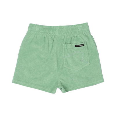 Rock Your Baby Green Terry Shorts Shorts Rock Your Baby 