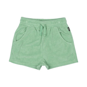 Rock Your Baby - Green Terry Shorts