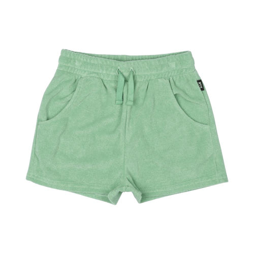 Rock Your Baby - Green Terry Shorts
