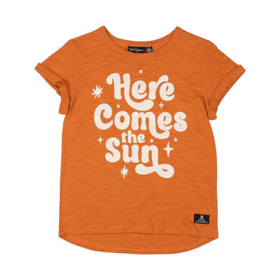 Rock Your Baby Here Comes The Sun T-Shirt Short Sleeve T-Shirt Rock Your Baby 