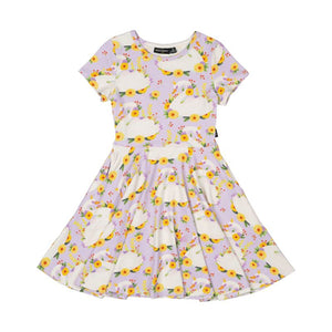 Rock Your Baby - Princess Swan Waisted Dress