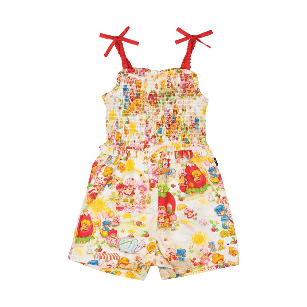 Rock Your Baby Strawberry Land Romper Romper Rock Your Baby 