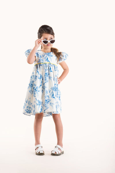 Rock Your Baby Summer Toile Dress Short Sleeve Dress Rock Your Baby 