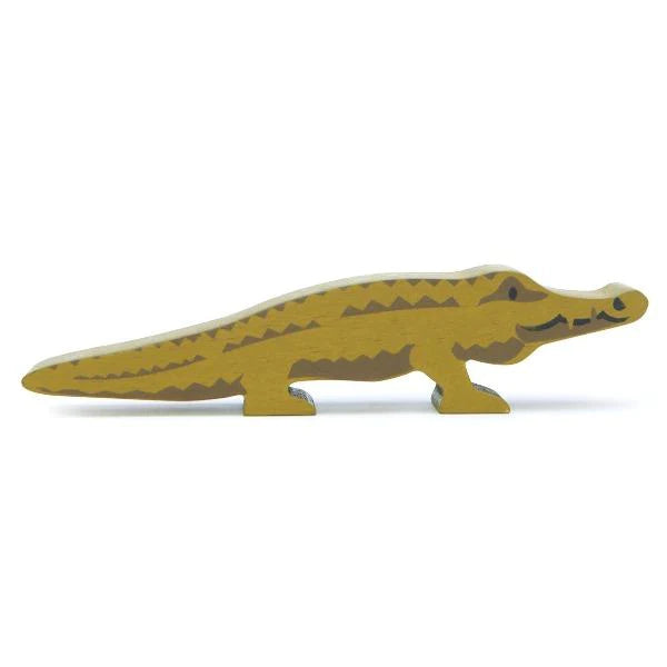 Safari Wooden Animal Wooden Toy Tender Leaf Toys Crocodile 