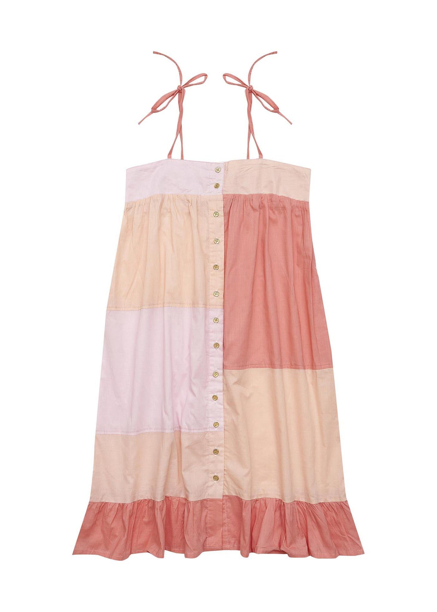 Shelly Dress - Apricot Blush Sleeveless Dress Bella & Lace 