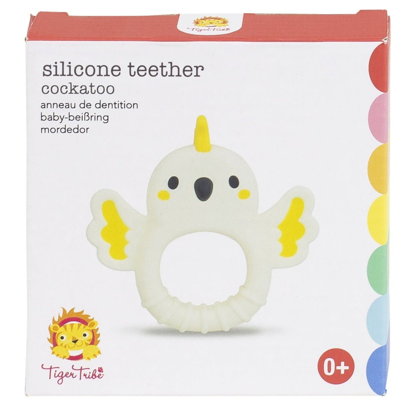 Silicone Teether Cockatoo Toy Tiger Tribe 