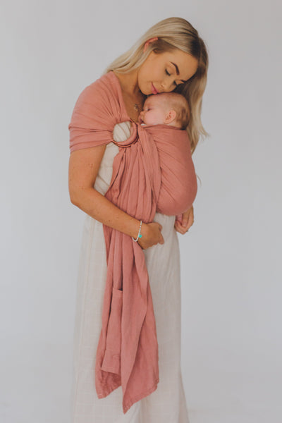 Sling Baby Carrier - Terracotta Baby Carrier Chekoh 