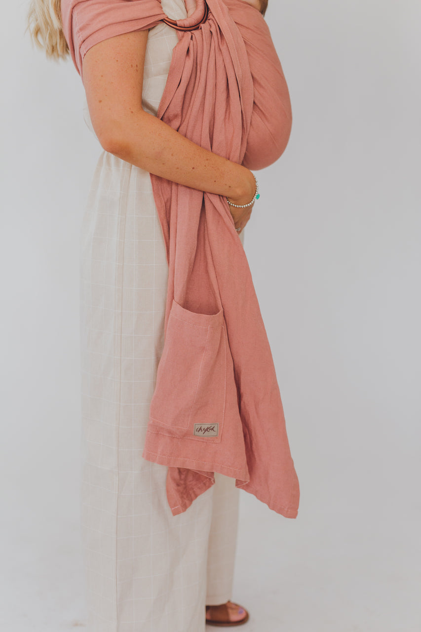 Flamingo Wildbird Sling Chekoh Sling Baby Carrier Terracotta