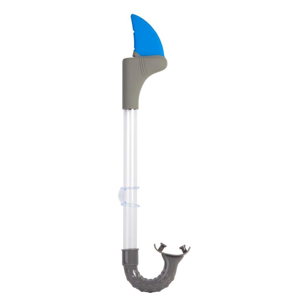 Snorkel Shark Bite Shark Fin - Misty Blue Grey Snorkle Bling2o 