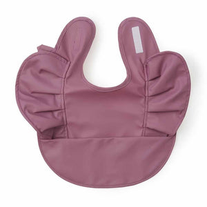 Snuggle Hunny - Snuggle Waterproof Bib- Mauve Frill