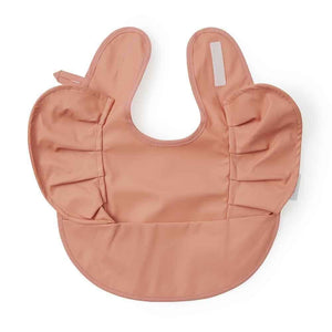 Snuggle Hunny - Snuggle Waterproof Bib- Terracotta Frill