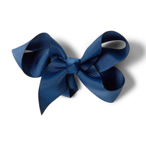 Snuggle Hunny - Bow Hair Clip - Navy