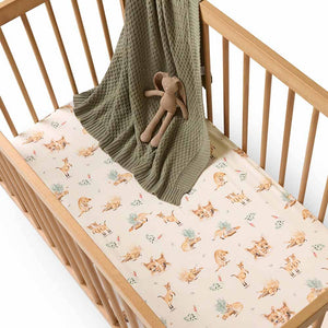 Snuggle Hunny - Organic Fitted Cot Sheet - Kanga