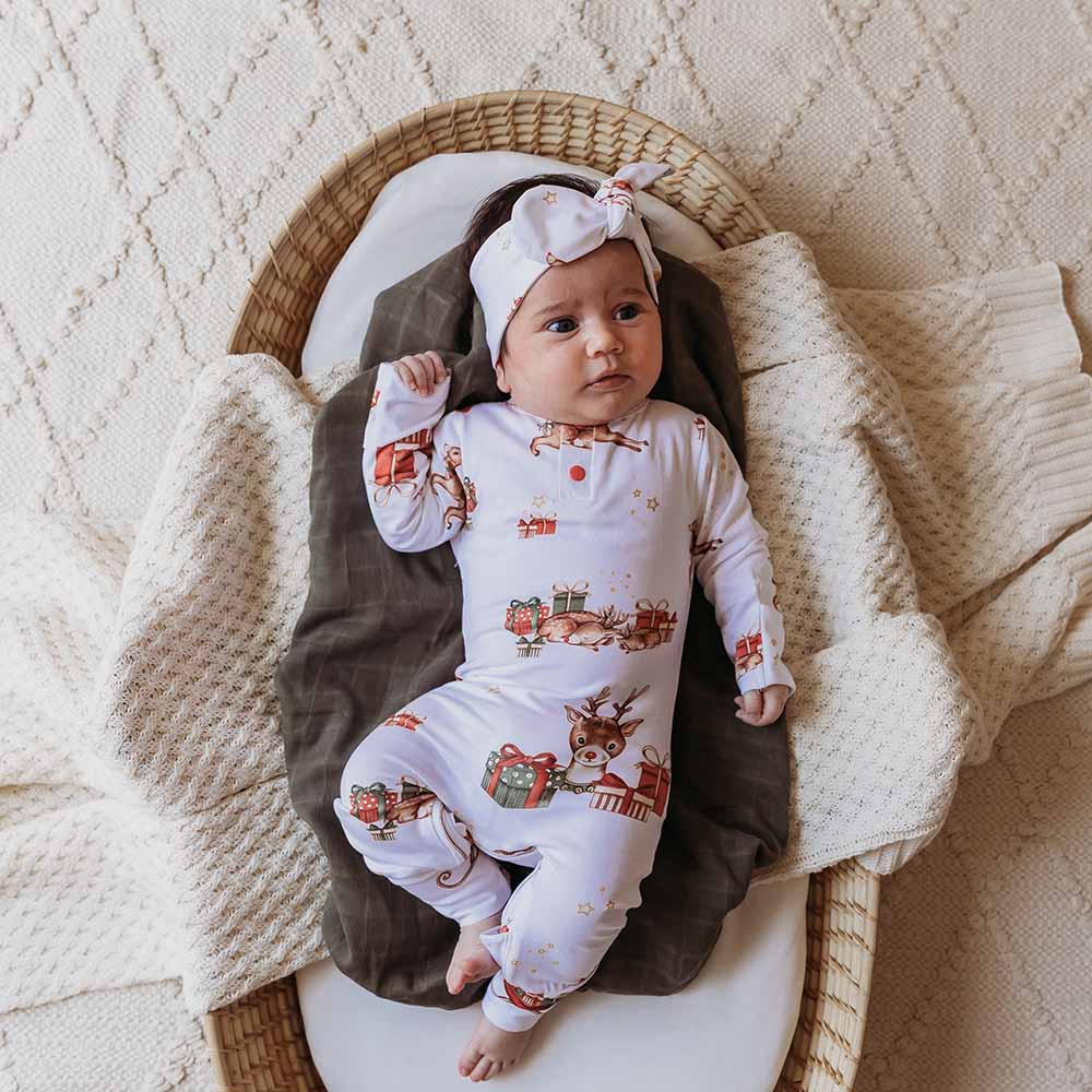 Snuggle Hunny Organic Growsuit - Reindeer Growsuit Snuggle Hunny 