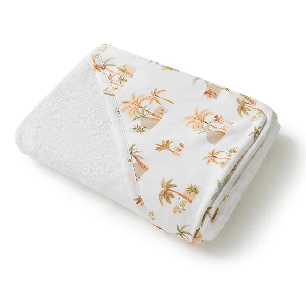Snuggle Hunny Organic Hooded Baby Towel - Palm Springs Towel Snuggle Hunny 