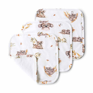 Snuggle Hunny - Organic Wash Cloths 3 Pack - Koala