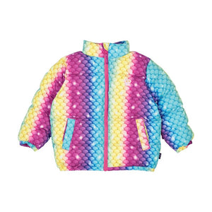 Rock Your Baby - Splash Puff Padded Jacket With Lining