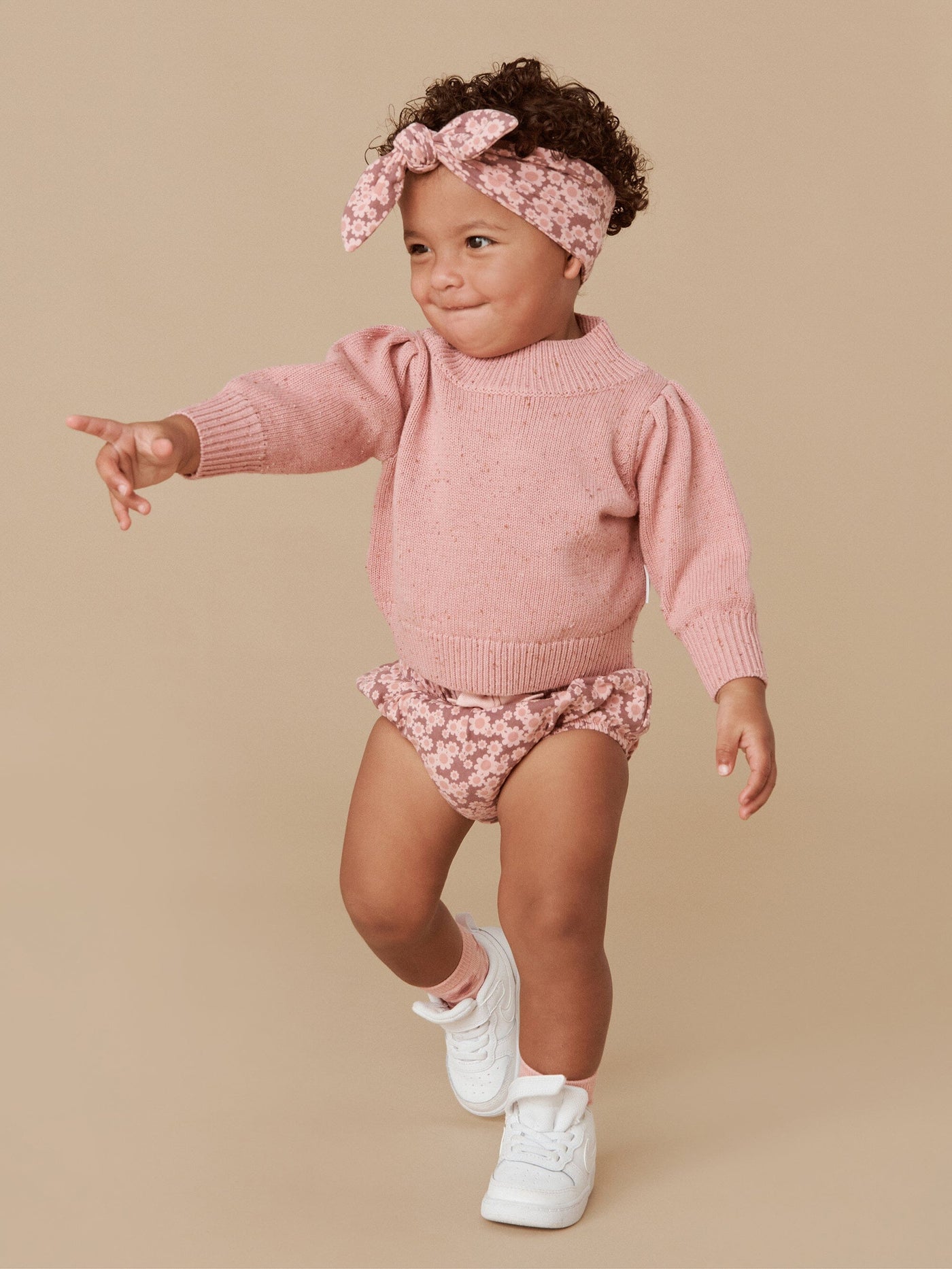 Sprinkles Knit Puff Jumper HB515W23 Knitted Jumper Huxbaby 