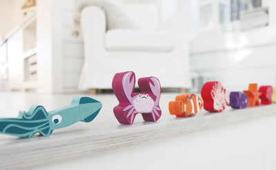 Stacking Coral Reef Wooden Toy Tender Leaf Toys 