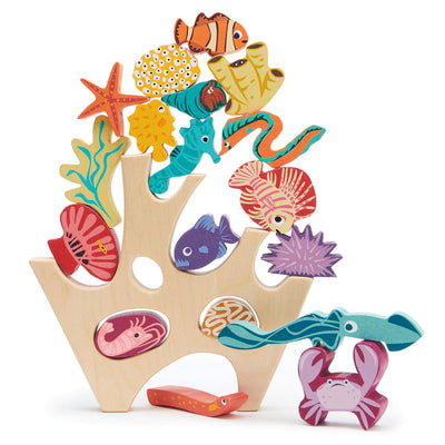 Stacking Coral Reef Wooden Toy Tender Leaf Toys 