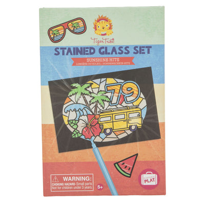 Stained Glass Set - Sunshine Hits Arts & Crafts Tiger Tribe 