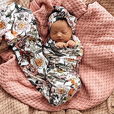 Stretch Cotton Baby Wrap Set - Australiana Swaddles & Wraps Snuggle Hunny Kids 