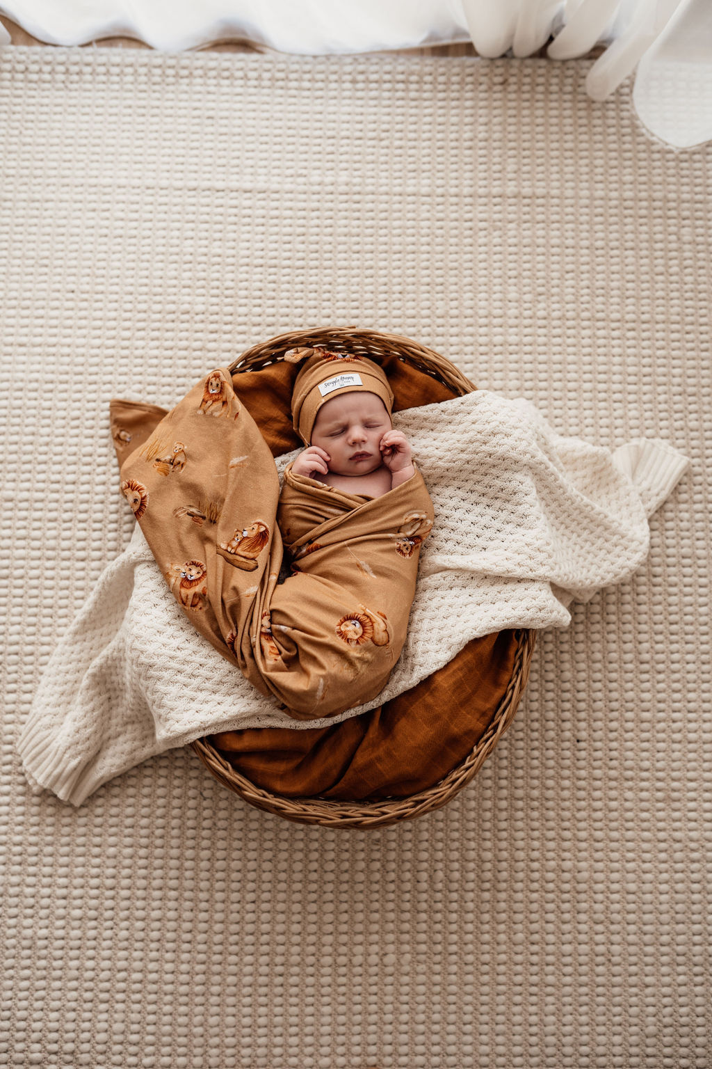 Stretch Cotton Baby Wrap Set - Roar Swaddles & Wraps Snuggle Hunny Kids 