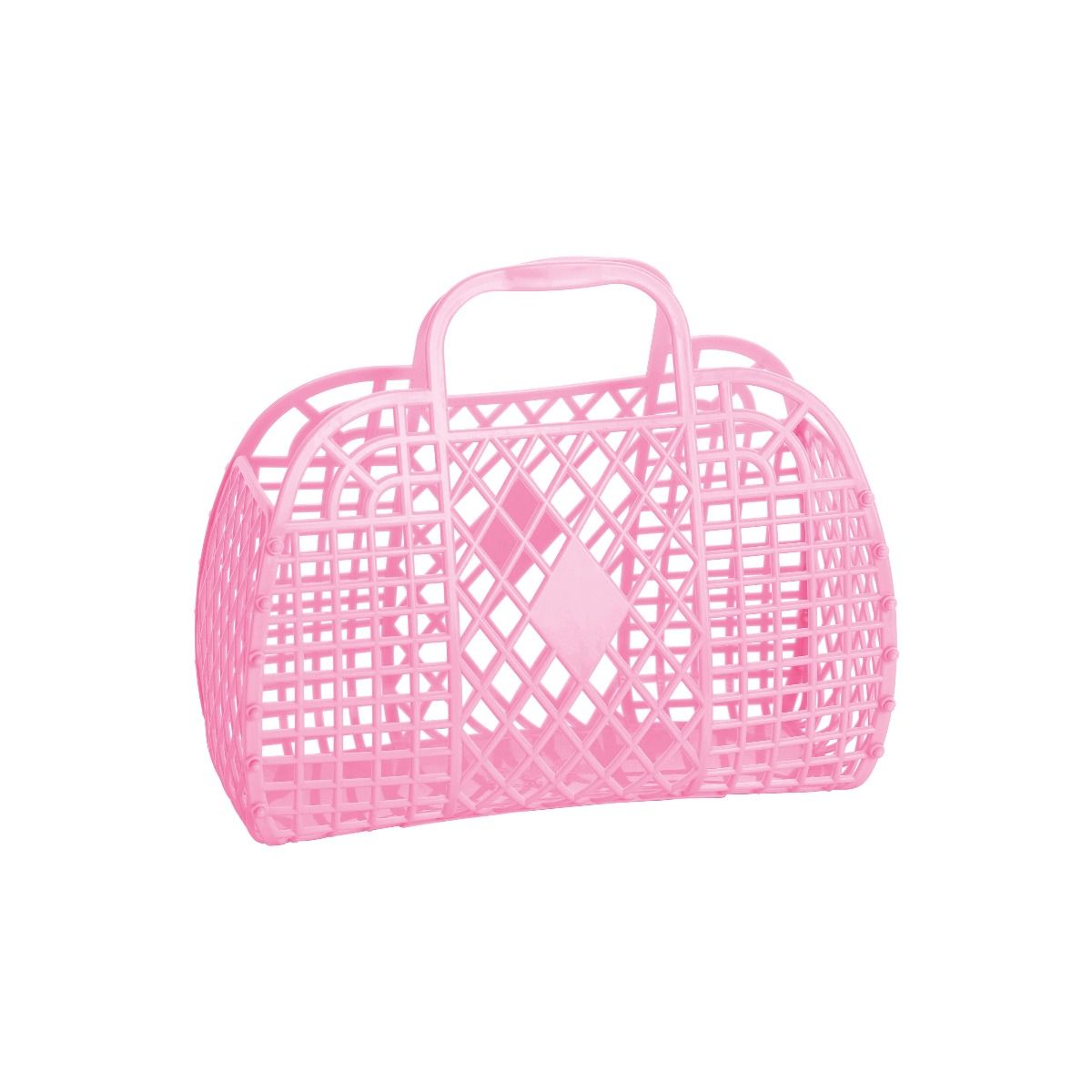 Sun Jellies Retro Basket Mini - Bubblegum Pink Basket IS Gifts 