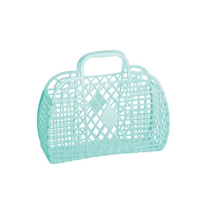 Sun Jellies Retro Basket Mini - Mint Basket IS Gifts 