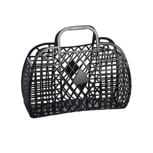 Sun Jellies Retro Basket Small - Black