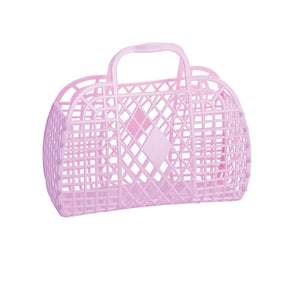 Sun Jellies Retro Basket Small - Lilac