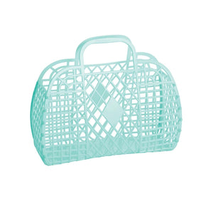 Sun Jellies Retro Basket Small - Mint