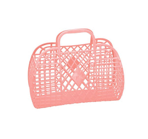 Sun Jellies Retro Basket Small - Peach