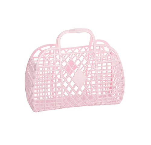 Sun Jellies Retro Basket Small - Pink