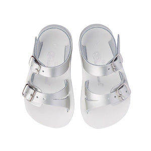 Salt Water Sandals - Sun-San Sea Wee Silver