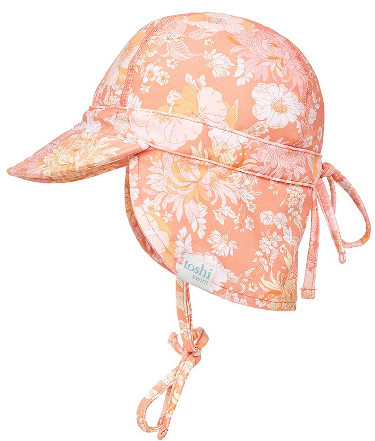 Swim Flap Cap - Tea Rose Hat Toshi 