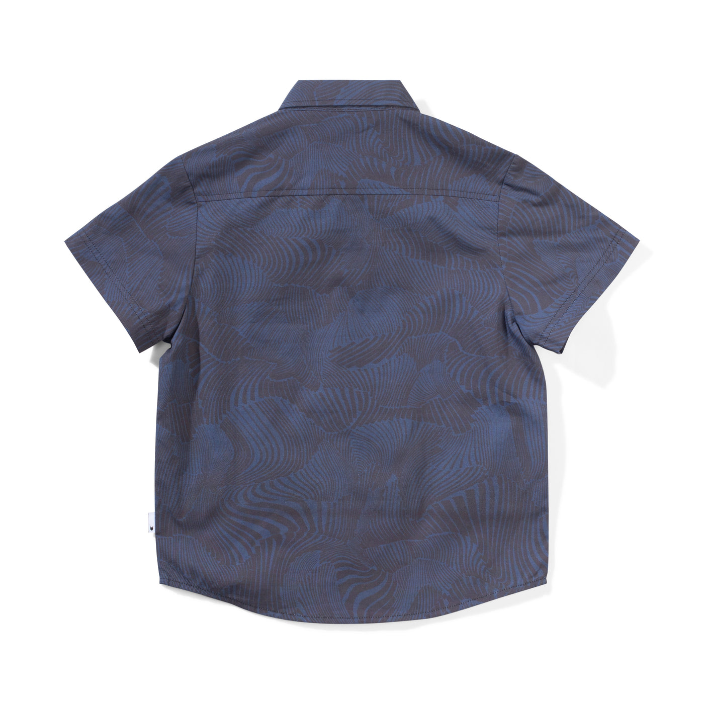 Swirl Shirt - Dk Denim Short Sleeve Shirt Munster 