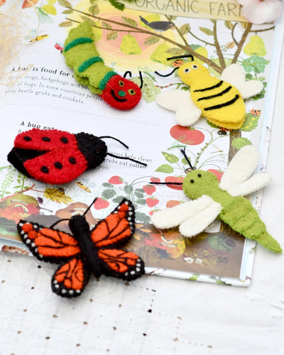 Tara Treasures Finger Puppet Set - Insects and Bugs Finger Puppets Tara Treasures 