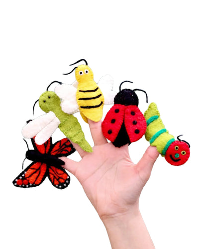 Tara Treasures Finger Puppet Set - Insects and Bugs Finger Puppets Tara Treasures 