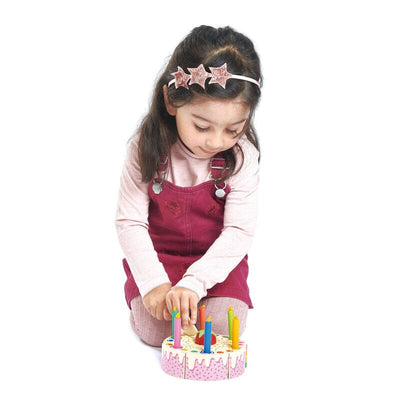 Tender Leaf Toys Rainbow Birthday Cake Wooden Toy Tender Leaf Toys 