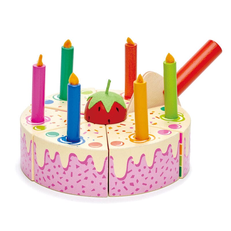 Tender Leaf Toys Rainbow Birthday Cake Wooden Toy Tender Leaf Toys 