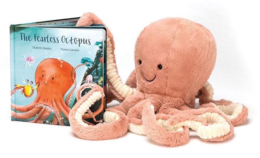 The Fearless Octopus Book Jellycat 