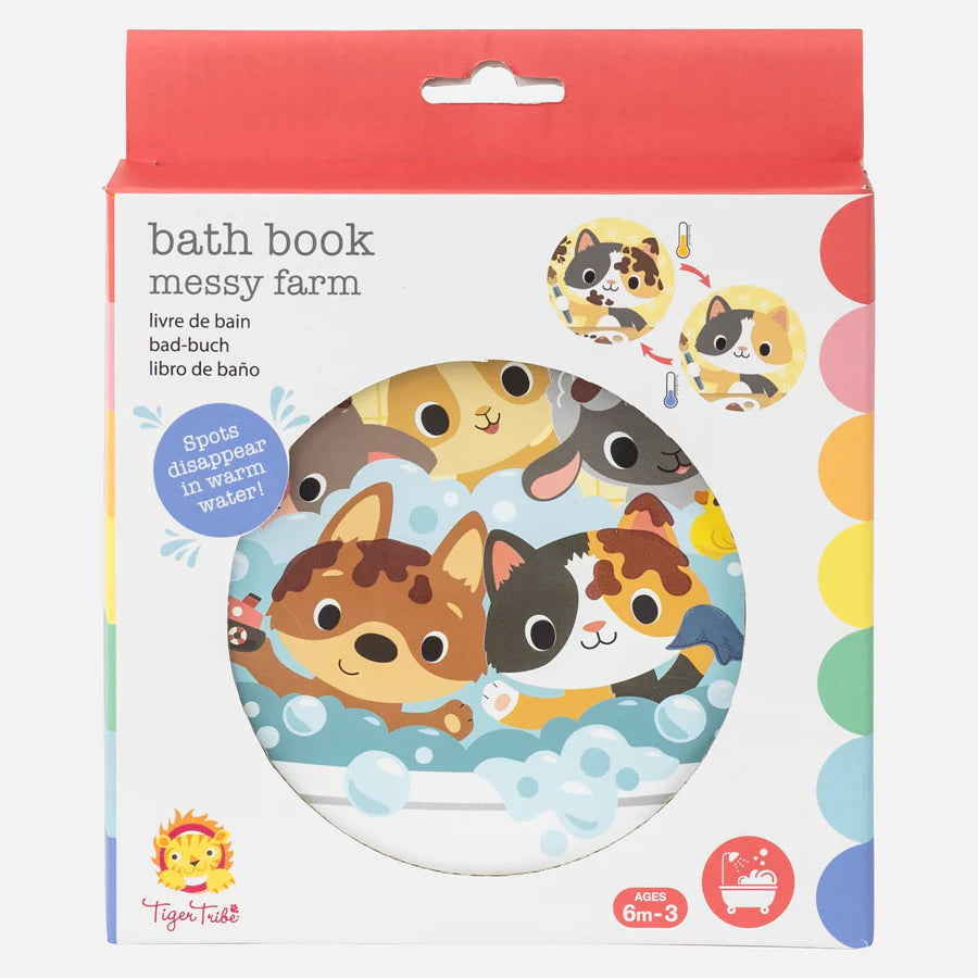 Tiger Tribe Bath Book - Messy Farm Bath Toy Tiger Tribe 