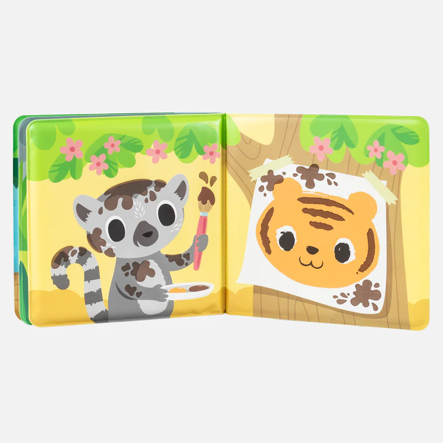 Tiger Tribe Bath Book - Messy Jungle Bath Toy Tiger Tribe 