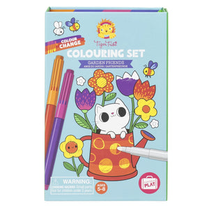 Tiger Tribe - Colour Change Colouring Set | Garden Friends