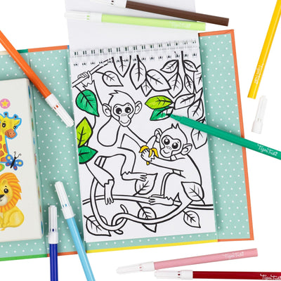 Tiger Tribe Colouring Set - Zoo Arts & Crafts Tiger Tribe 